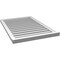 Ekena Millwork Vertical Surface Mount PVC Gable Vent: Functional, w/ 2"W x 2"P Brickmould Sill Frame, 26"W x 38"H GVPVE26X3803SF - alternate 5